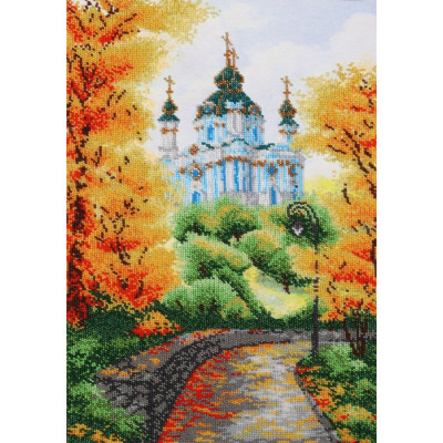Схема для вишивки бісером "Осінній київський етюд"