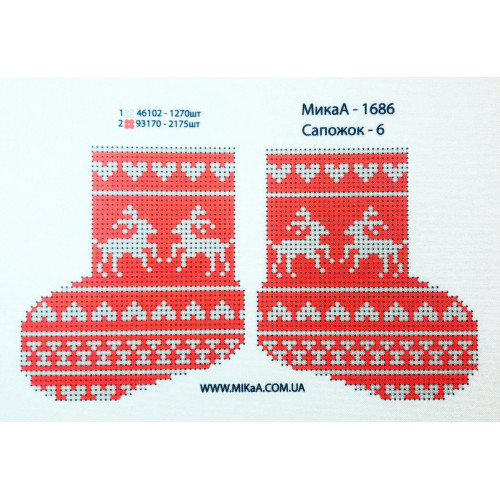 Ялинкова іграшка - "Чобіток - 6"