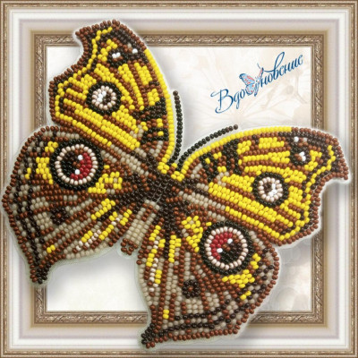 Набір для вишивання "Об'ємний Метелик Прецис Алмана (Junonia almana)"