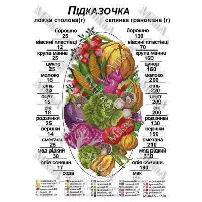 Схема для вишивки бісером "Підказочка"