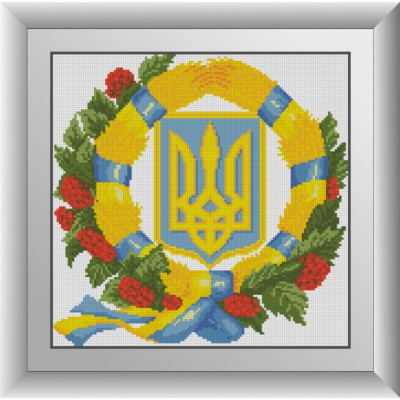 Набір алмазного живопису "Герб України 4"