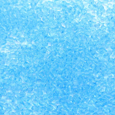 60000 Бісер Чехія (прозорий, небесно-блакитний)