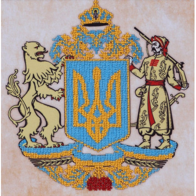 Схема для вишивання бісером "Герб України"