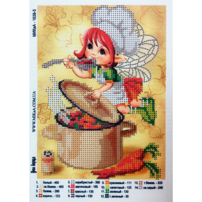 Схема для вишивки бісером "Фея борщу"