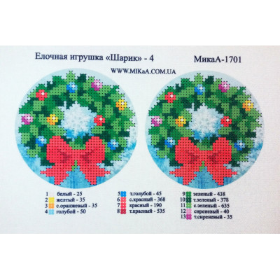 Ялинкова іграшка "Кулька - 4"