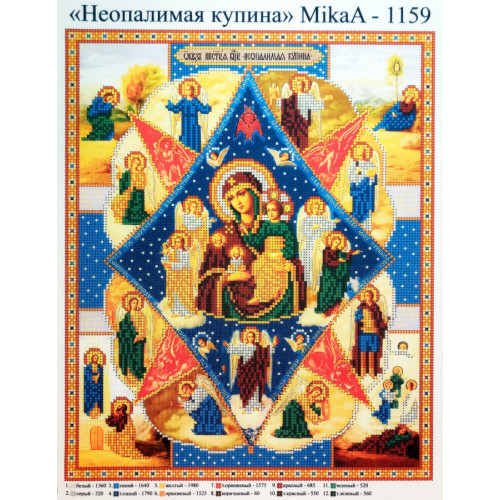 Схема для вышивки бисером "Неопалимая Купина"