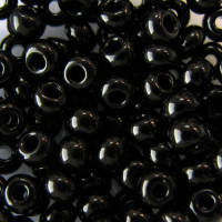 23980 Бісер Чехія (натуральний, чорний)