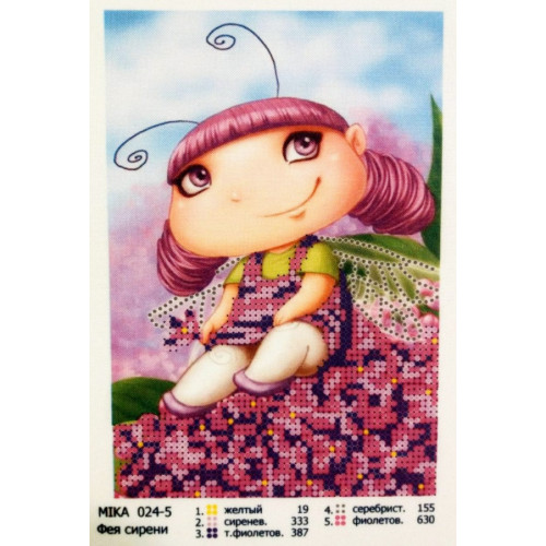 Схема для вишивки бісером "Фея Бузки"