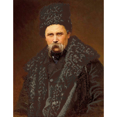 Схема для вишивки бісером "Тарас Шевченко"(Крамський І.М)